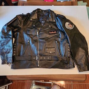 Biker Dream Apparel Thinsulate Faux Leather Jacket W/Removable Liner